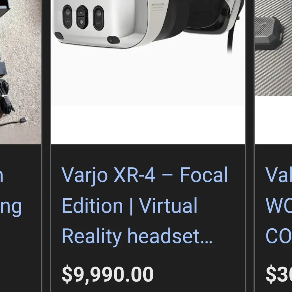 Advanced VR Headset with Controllers - Black and White